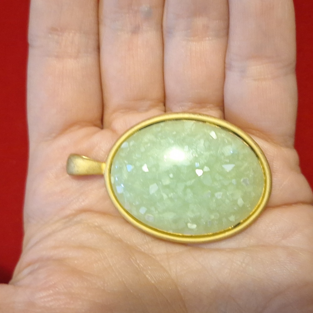 Mint Confetti Pendant - Picture 3 of 3